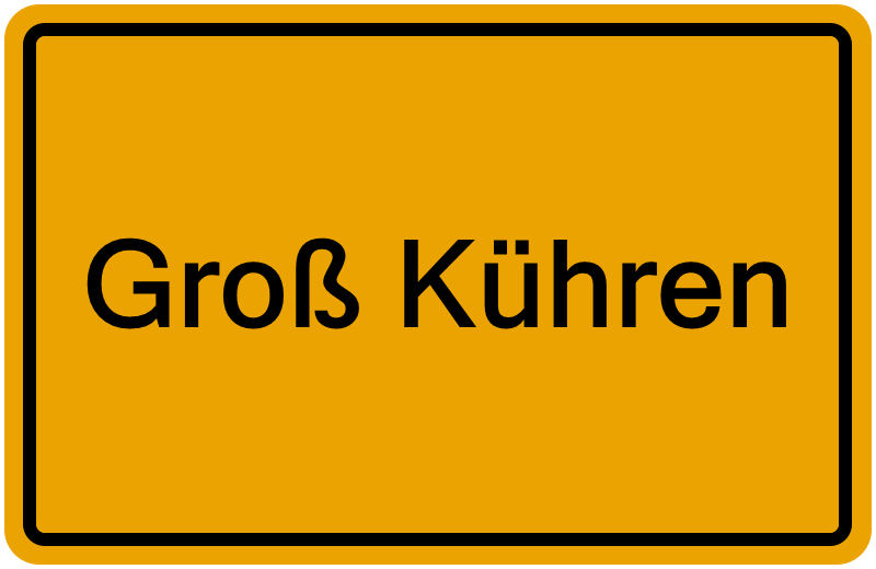 Handelsregisterauszug Groß Kühren
